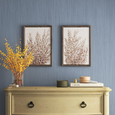 «Rustic Wildflowers I» par Vincent Van Gogh - ensemble de 2 reproductions d'art encadrées