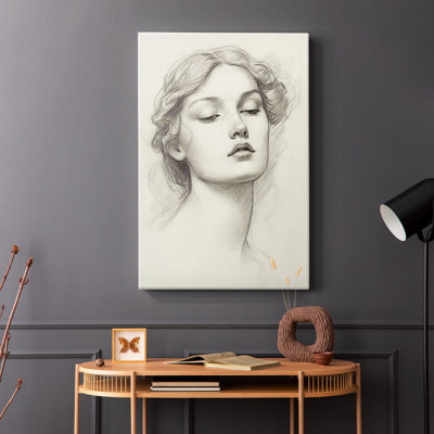 Croquis rétro V -Galerie enveloppée Cavas