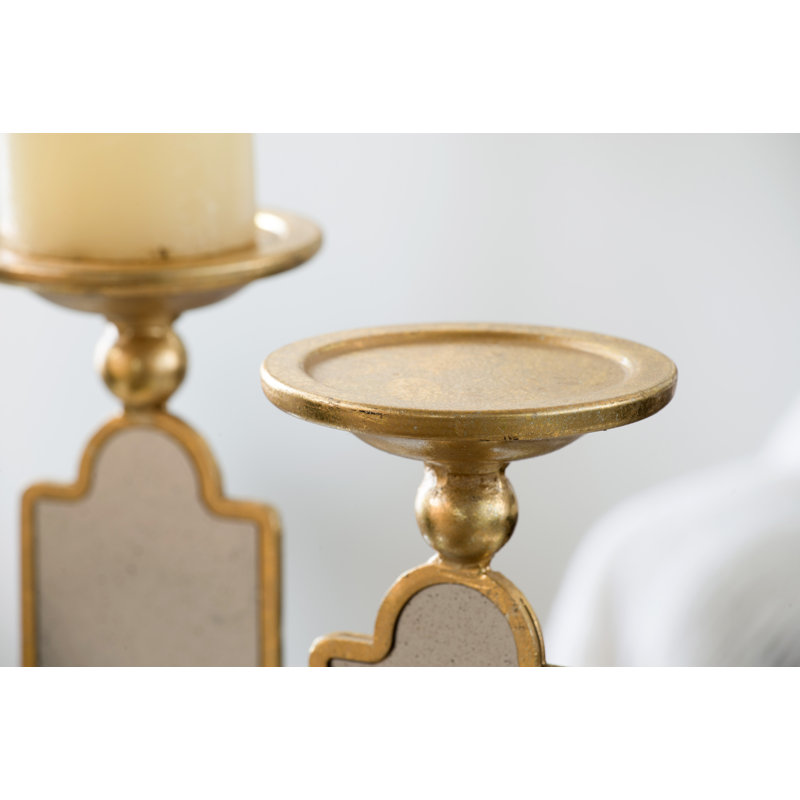 16.7'' H Metal Tabletop Candlestick