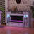 Mixed Colour Sideboard Buffet Cabinet With LED Lights And Fireplaces