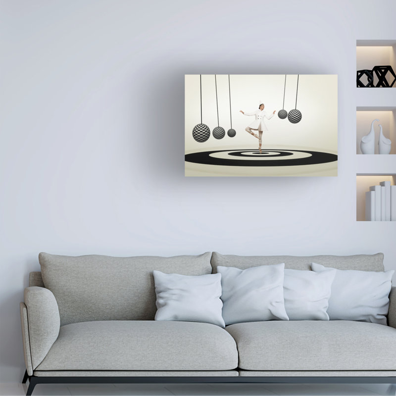 Art sur toile, Rouleau Christine Von, H 12 po x l 19 po
