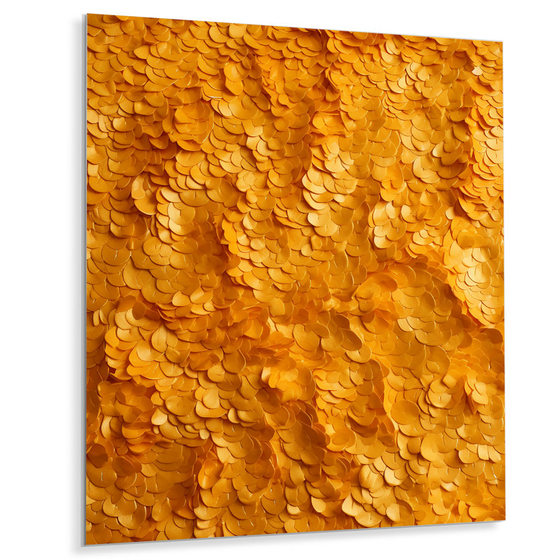 «Sunset Reverie Abstract Collages II», art mural abstrait en métal, H 20 po x l 12 po x P 1 po