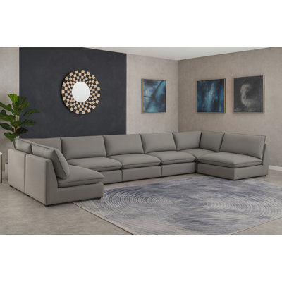 Tupman Upholstered U-Shaped Sectional Reversible