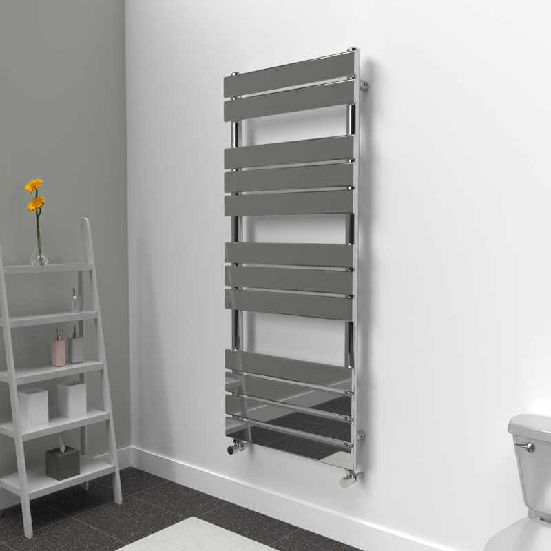 Designer Radiator, Silver, 47cm H x 19cm W x 4cm D
