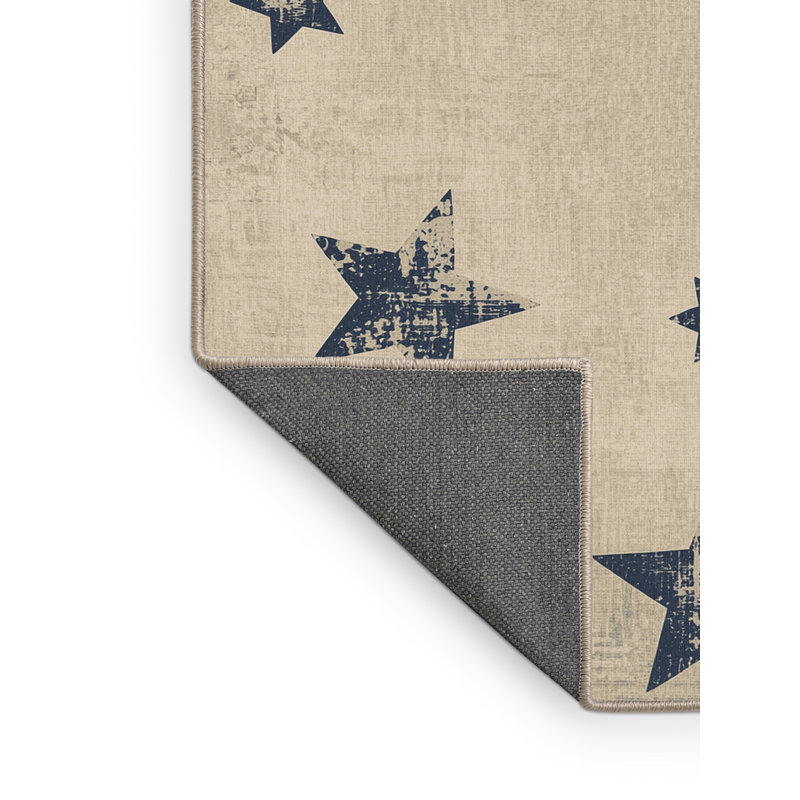 Tapis moelleux et moelleux à motif abstrait moderne et contemporain beige 4ème Esquibel - reliure beige, 7 x 10
