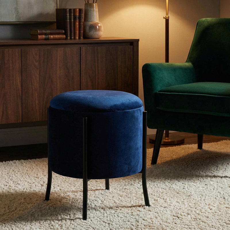 Daylany Velvet Ottoman