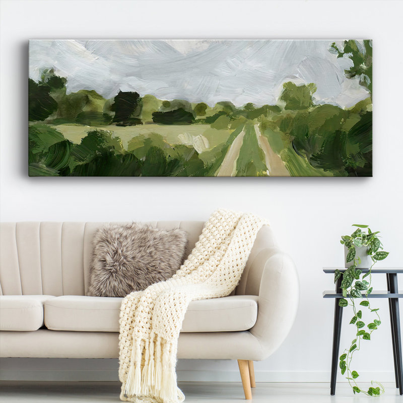 «Meadow Trail Ii», reproduction sur toile, H 8 po x l 20 po x P 1,5 po
