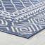Tapis intérieur / extérieur bleu / blanc Rosenzweig-1343903577