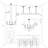 Kaymarie 8-Light 31.5"W Candle Style Classic/Traditional Chandelier with UL Certified for Living Room