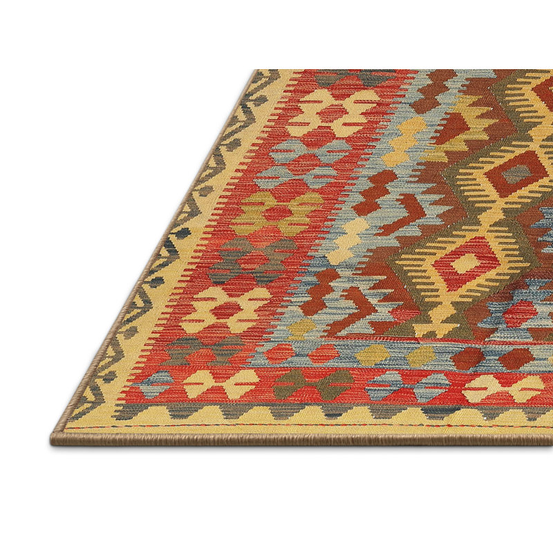 Tapis décoratif brun sud-ouest Zimmermann, Rectangle 7 pi x 9 pi
