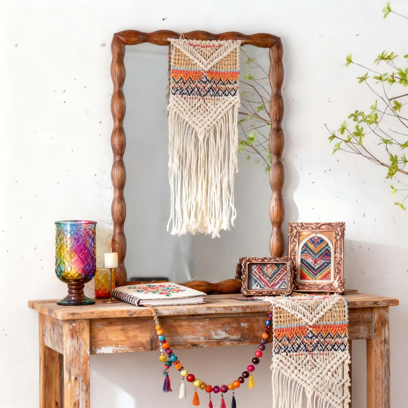 Miroir 36,02 po Mid-Century