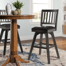 Tabouret de bar et de comptoir pivotant Mellor