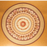Desiya One-of-a-Kind 10 X 10 Round Area Rug Brown