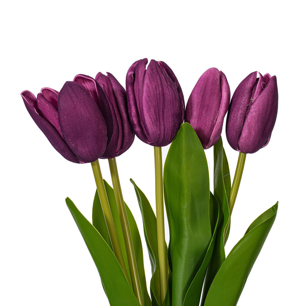 Jasiah Tulip Floral Stems, Purple