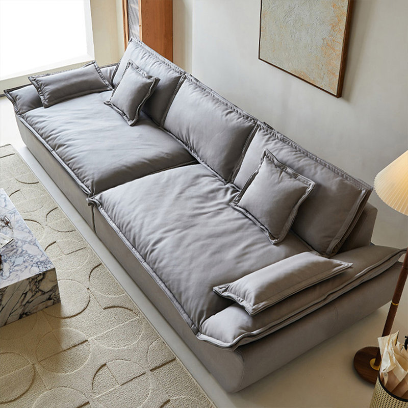 Canapé modulaire gris en polyester, 3, H 31,1 po x l 101,57 po x P 45,67 po