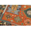 Tapis indien géométrique Kazak 4 x 6