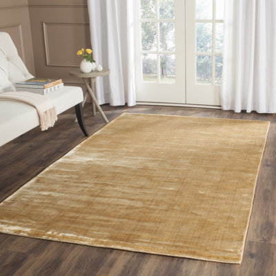 Borst Hand Loomed Viscose Area Rug