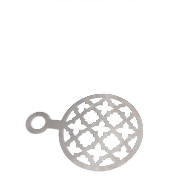 Kbndieu Coffee Flower Pulling Piece Set Fancy Bread Treats Sprinkle Pad Milk Tea DIY Making Templates