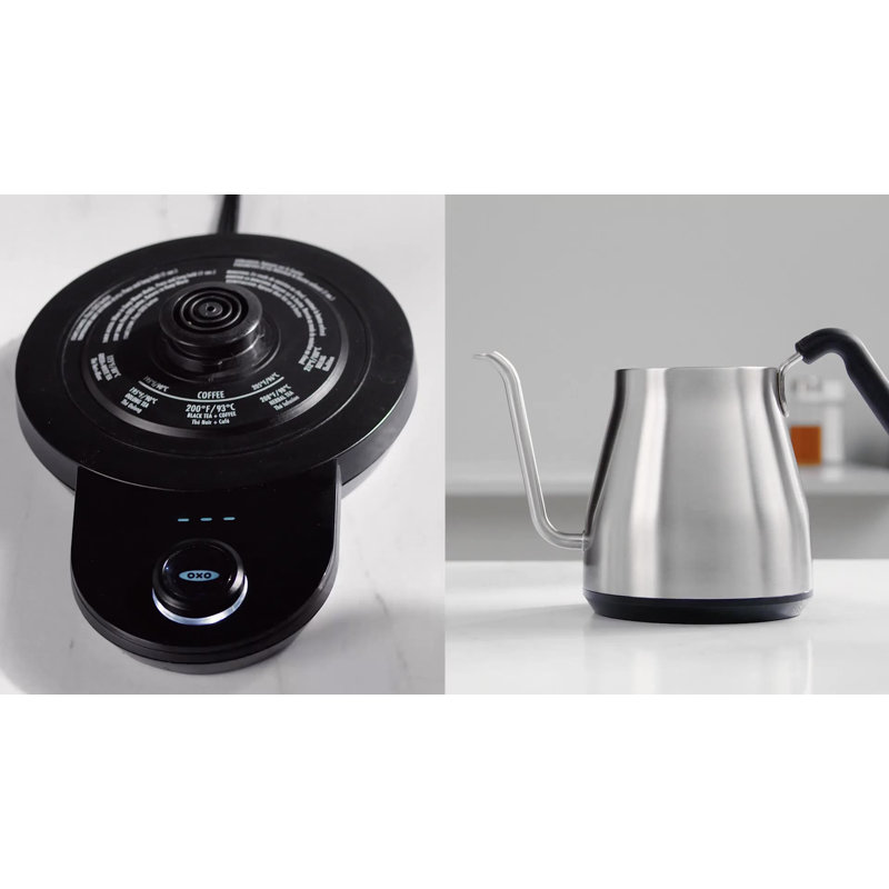 Stainless Steel Adjustable Temperature Pour-Over Kettle