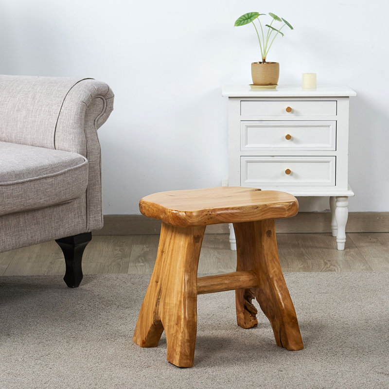 Solid Wood Accent Stool