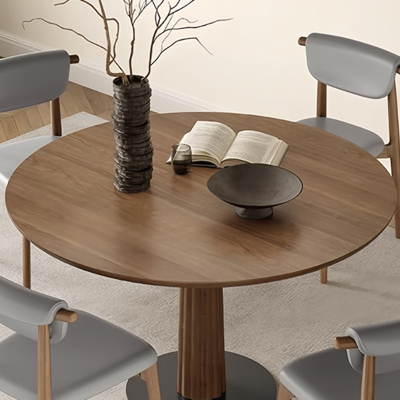 Table et chaise de salle à manger simple et rétro, H 29,5 po x L 47,2 po x l 47,2 po