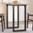 Dining Table O-Frame Solid Wood Pine And Steel-691036547