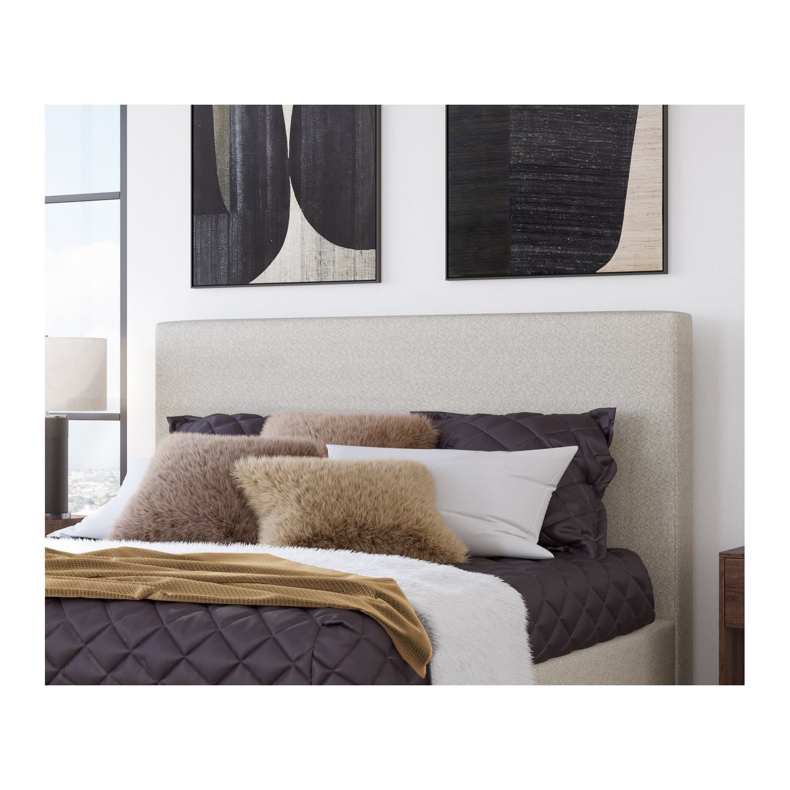 Alie Upholstered Headboard, California King