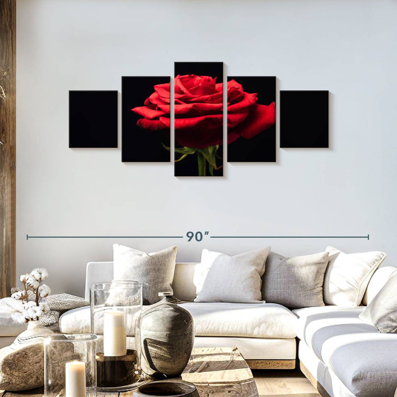 Forlorn Rose, 30" H x 68" W