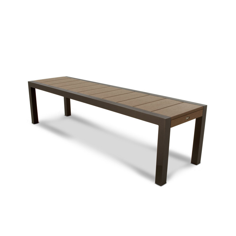 Banc 68 po POLYWOOD Surf City, Bronze texturé / Cabane