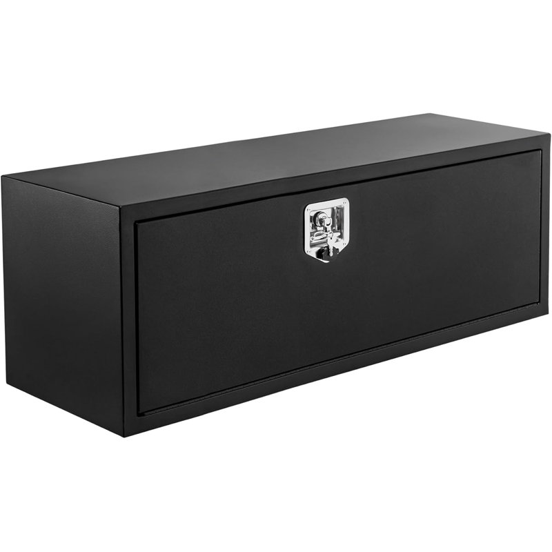Caisse de camion en acier avec loquet à poignée en T, coffre à outils pour camion avec serrure durable, coffre à outils pour le rangement
