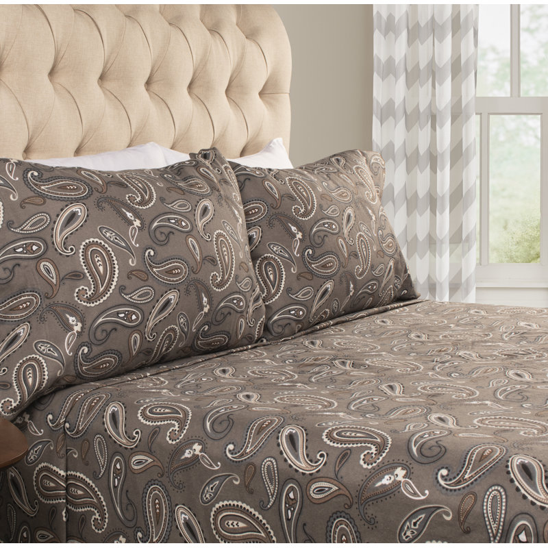Ensemble de draps en flanelle de qualité supérieure 100% coton, Ensemble de draps pour lit simple TG + 1 drap-hous