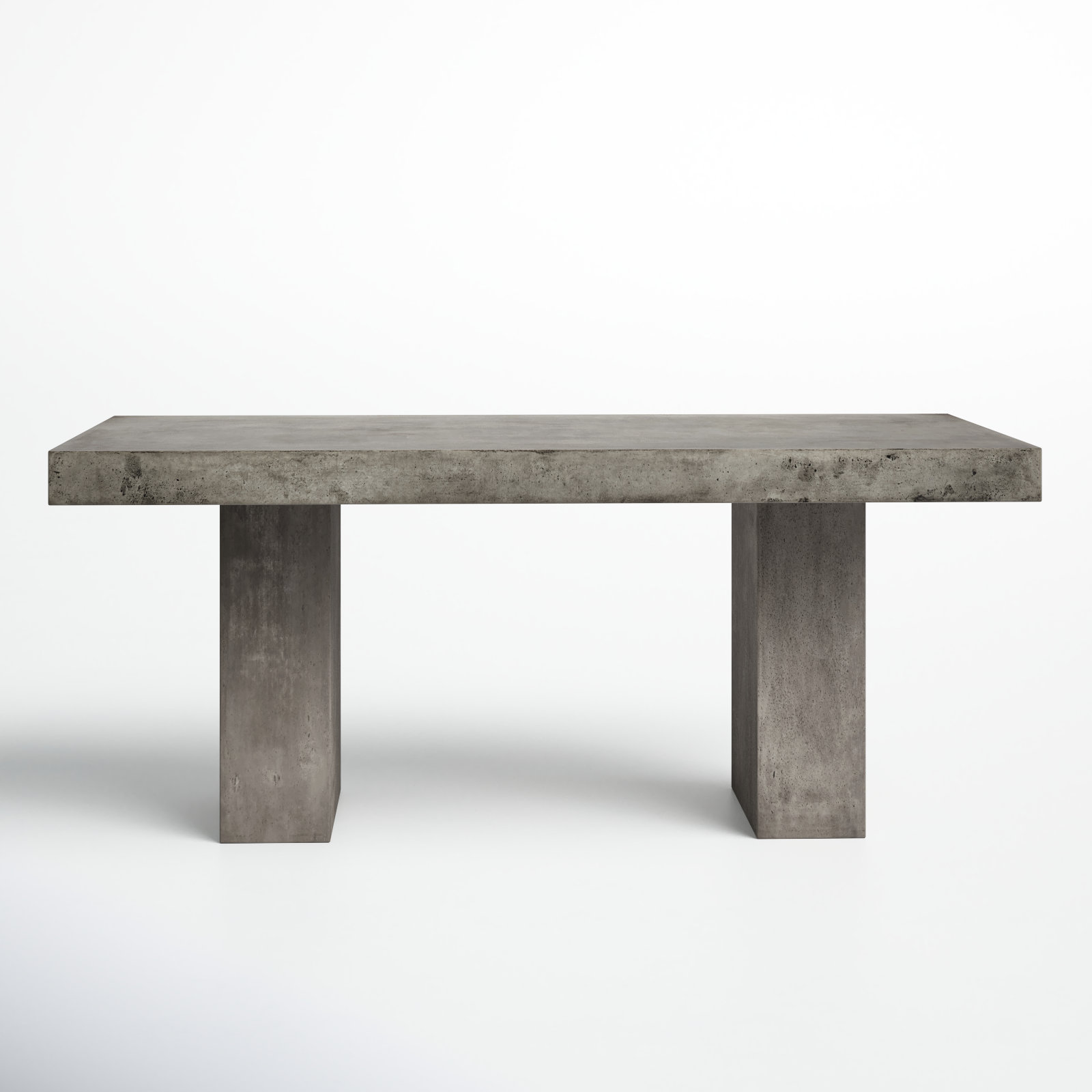 Kareen Dining Table, 82.75" L x 39.25" W, Dark Gray, Counter Table (36.25" Height)