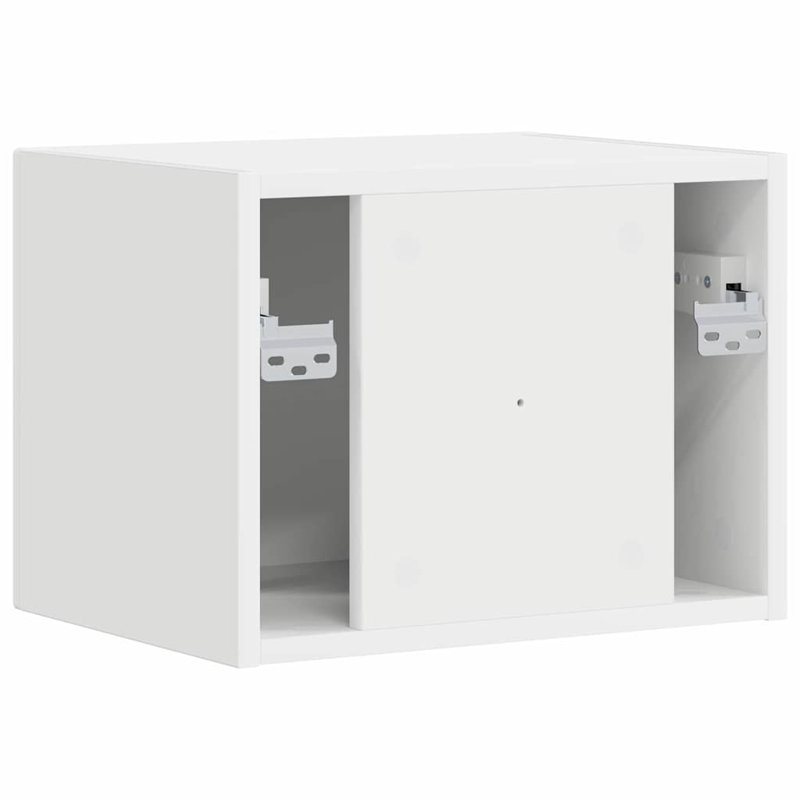 Unfinished TV Stand, 29.5cm H x 39cm L x 31cm W, White