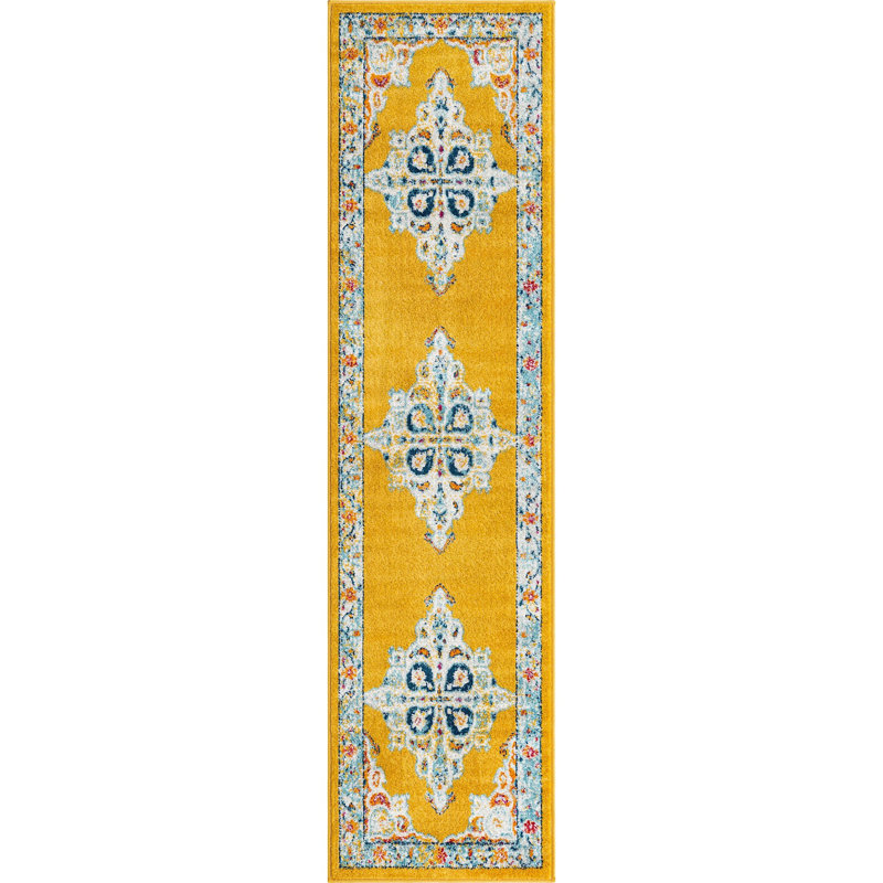 Mirveta Oriental Indoor Rug, Runner 2' x 8'