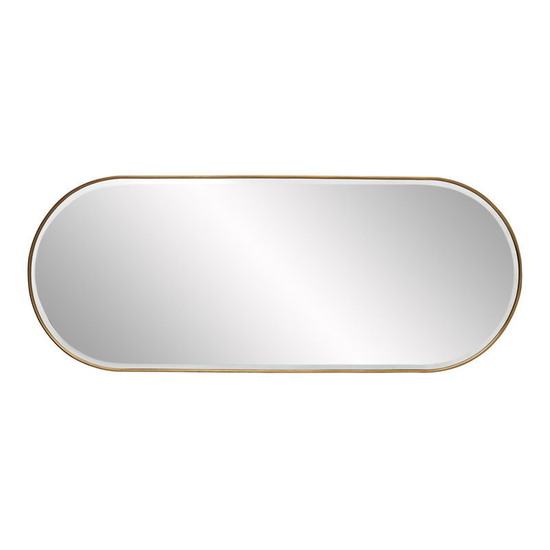 Vaquero Full Length Mirror, Vintage Brass