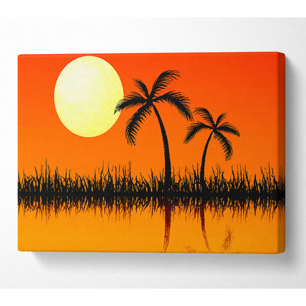 Bay Isle Home Palm Tree Bay - Wrapped Canvas Art Prints | Wayfair.co.uk