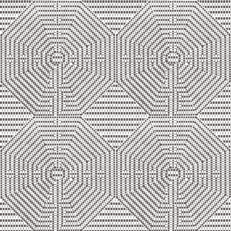 Sade 10' L x 25" W Wallpaper Roll, Gray, Paper, Non-Pasted
