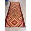 Tapis turc kilim tissé à la main dans des couleurs vives pour la décoration intérieure et le plancher
