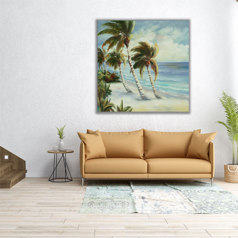 Tropical 4 - reproduction d'art sur toile, H 40 po x l 40 po