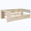 Lit plateforme en bois avec tablettes de rangement, tiroirs, station de charge-1606446836-1610063701