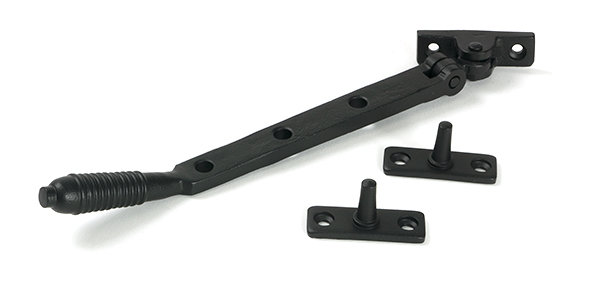 Reeded Stay, 24.9cm H x 1.6cm W x 0.9cm D, Matt Black