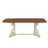 Marcotte 78-Inch Oak Top Dining Table With Interlocking Base-468723502