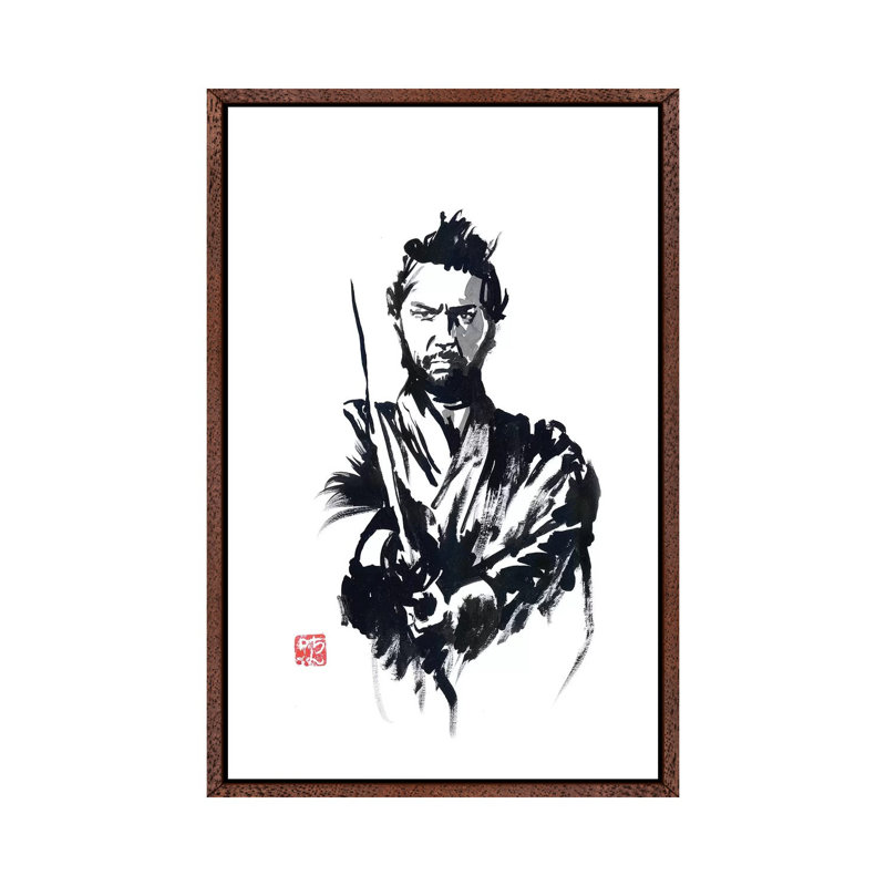 Tatsuya by Péchane - Print on Canvas, Classic Brown Wood Framed, 152.5 cm H x 101.5 cm W