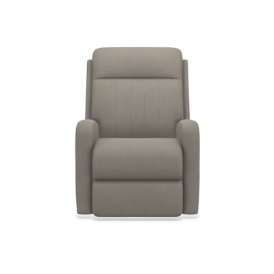 Finley Power Rocking Recliner in Pewter Leather Match with adjustable headrest and lumbar -  La-Z-Boy, 10X747 LB172952 FN 007 RW