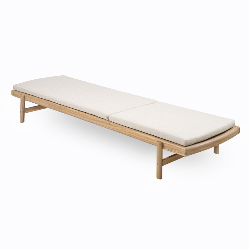 Chaise longue avec coussin Mallacia