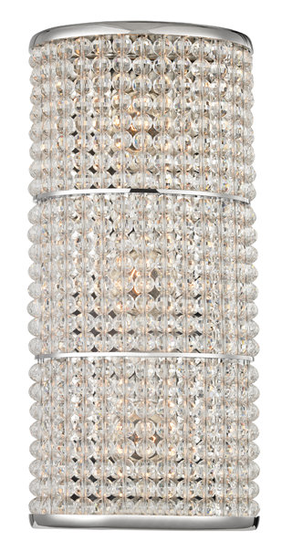 Sherrill 1 - Light Flush Mounted Sconce, Polished Nickel
