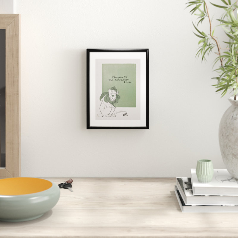 Single Picture Frame Print, Black
