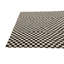 Tapis 8 pièces noir et blanc