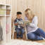 Chaise pour tout-petit empilable en bois ECR4Kids, 6 po, meubles Montessori, paquet de 2-100511057-100511058