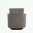 Chenille Fabric Swivel Barrel Chair-660941820